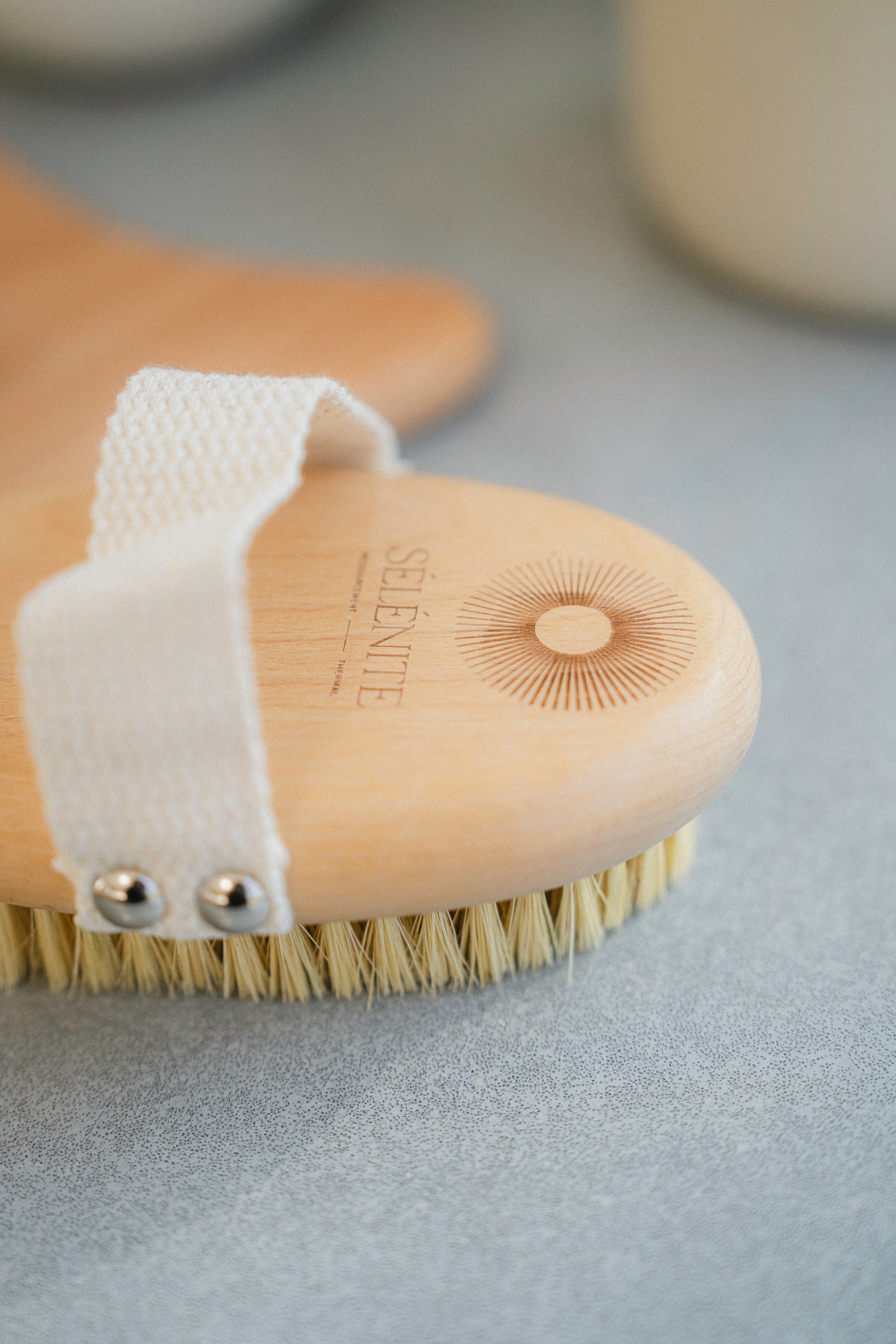 Brosse de drainage lymphatique
