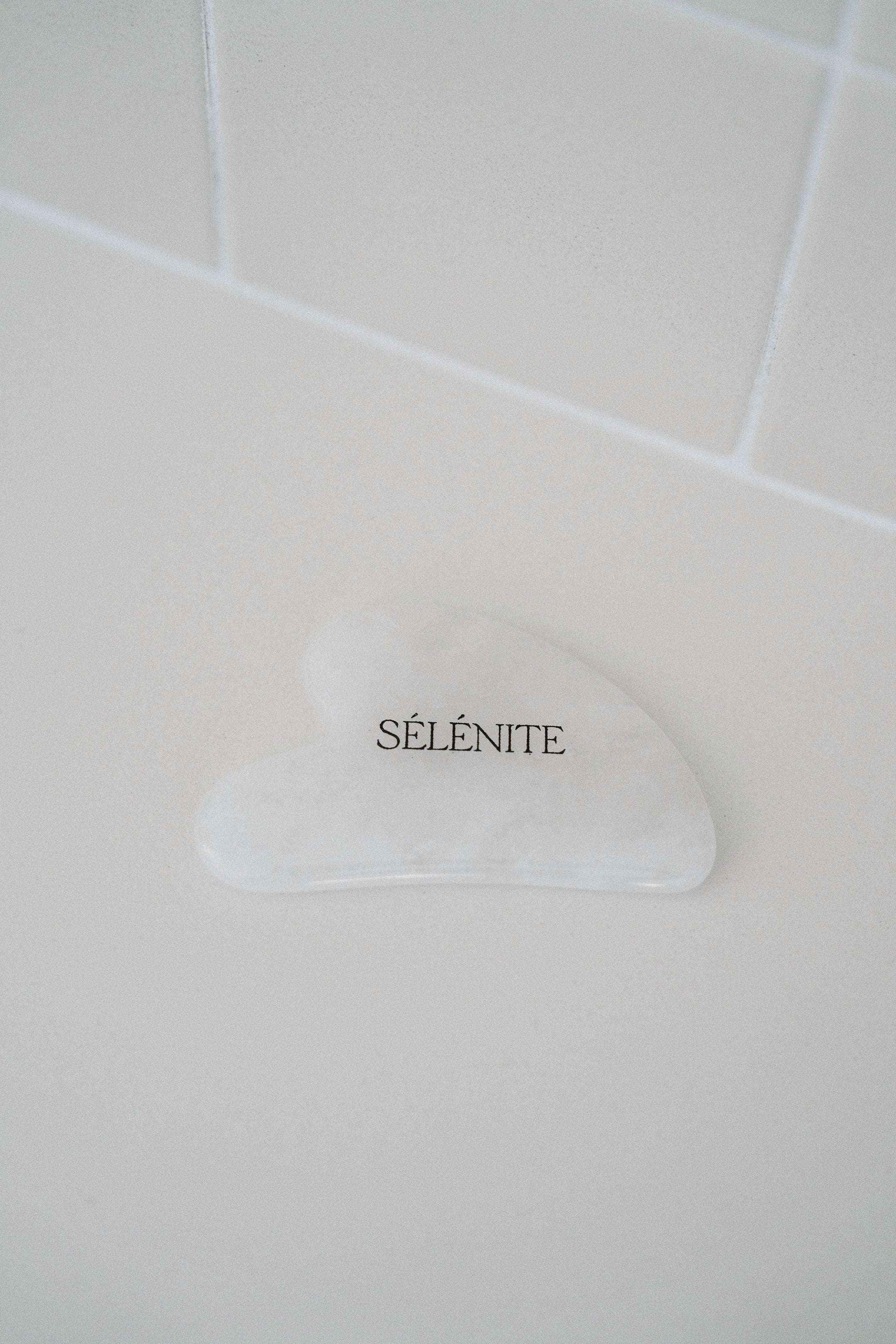 Gua Sha - Quartz blanc